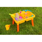 Sand- und Wasserspieltisch mit Sandspielzeug und Wasserspielzeug – Bild 4