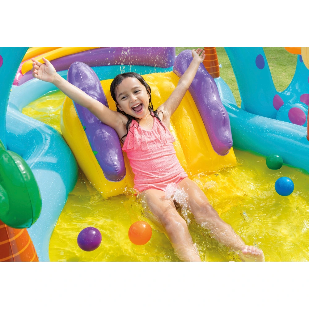 Intex Dinoland Kinderpool mit Rutsche, 302 x 229 cm – Bild 3