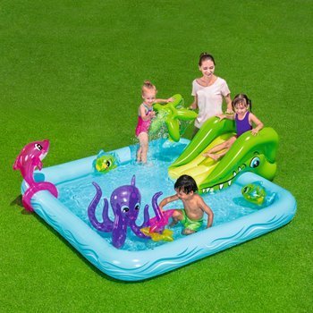 Intex Dinoland Kinderpool mit Rutsche, 302 x 229 cm – Bild 2