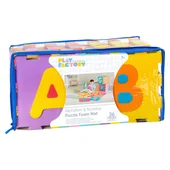 Play Factory Puzzlematte 36-teilig – bunte Spielmatte mit ABC und Zahlen – Bild 2