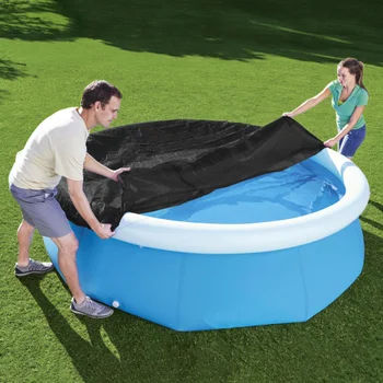 Bestway Poolabdeckung für runde Pools bis 366 cm Durchmesser – Bild 3