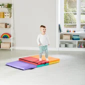 Play Factory Soft Play – klappbare Schaumstoff-Turnmatte für Bewegungsspiele – Bild 4