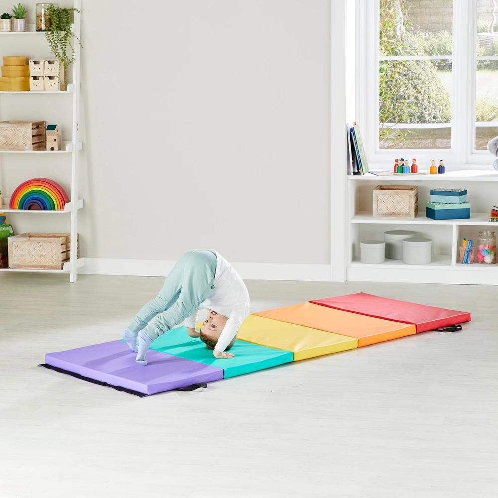 Play Factory Soft Play – klappbare Schaumstoff-Turnmatte für Bewegungsspiele – Bild 6