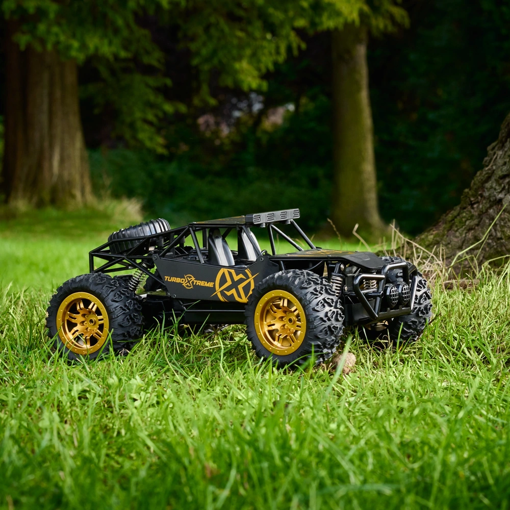 Turbo Xtreme Metal Buggy Ferngesteuertes Auto 1:12 schwarz – Bild 6