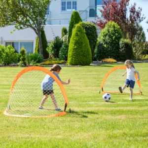 Pop-up Fußballtore 119 x 79 cm 2er-Set