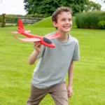 Styropor-Flugzeug sortiert