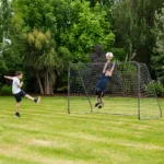 Fußballtor aus Metall 305 x 183 cm