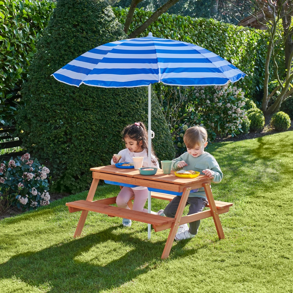 Wasser- und Sandspieltisch 2-in-1 mit Kindersitzgruppe – Bild 5