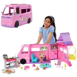 Barbie Super Abenteuer Camper – Wohnmobil mit Zubehör