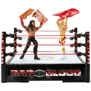 WWE Main Event Mayhem Ring Spielset – Cody Rhodes & Roman Reigns Figuren 15 cm