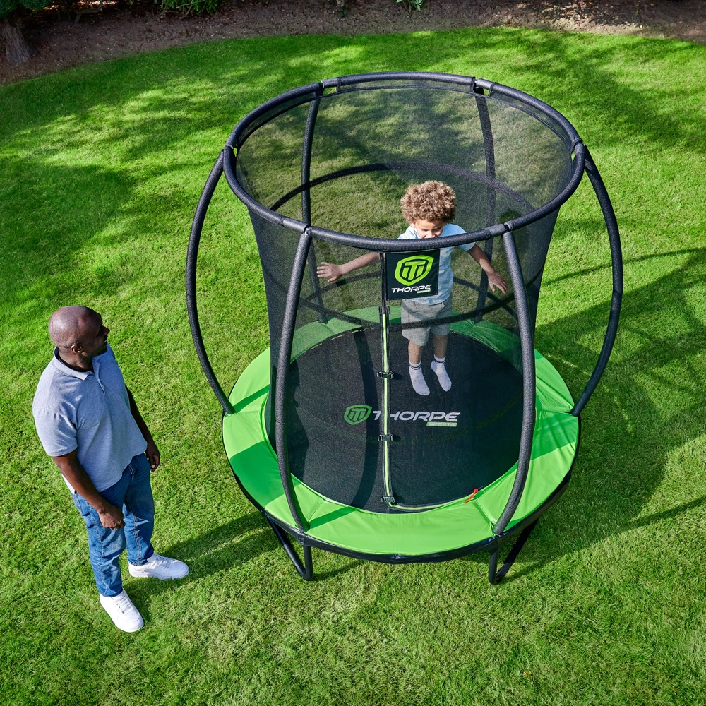 Thorpe Sports rundes Outdoor-Trampolin mit Netz Ø 366 cm