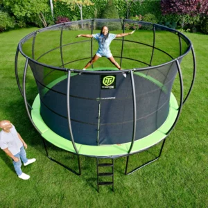 Thorpe Sports rundes Outdoor-Trampolin mit Netz Ø 427 cm