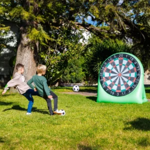 Riesige aufblasbare Fußball-Dartscheibe