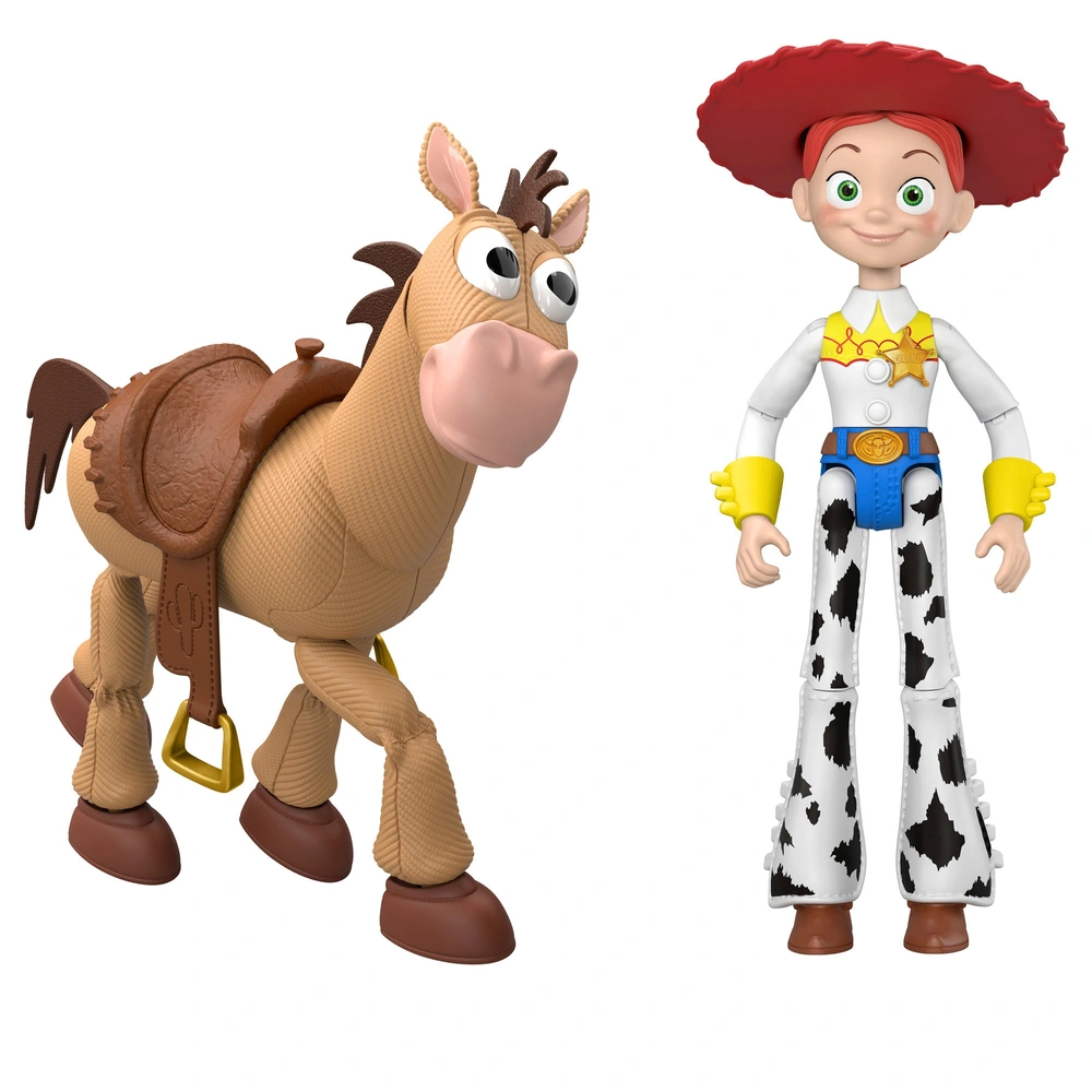 Disney Pixar Toy Story 5 – Jessie & Bullseye Figuren-Set (2er Set, 22,4 cm)