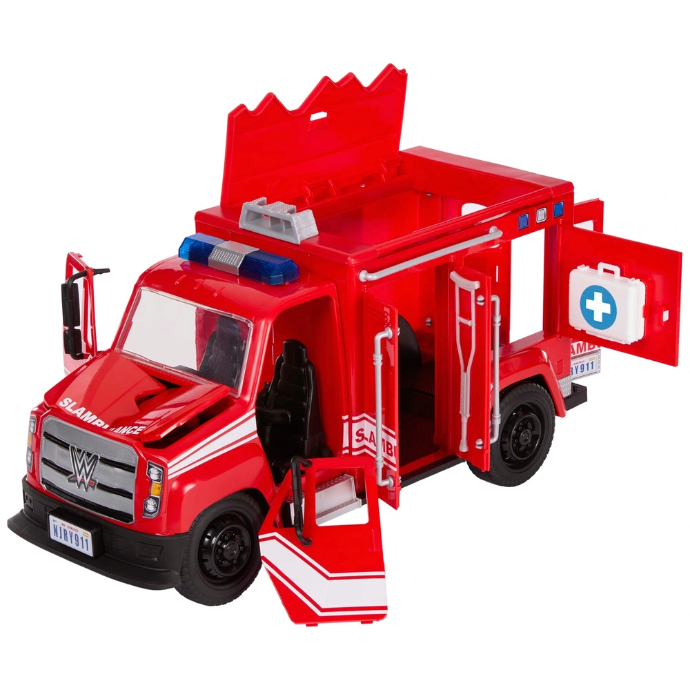 WWE Wrekkin' Slambulance – Wrestling-Action-Fahrzeug – Bild 5