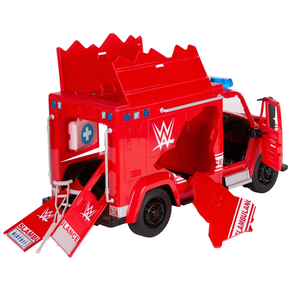 WWE Wrekkin' Slambulance – Wrestling-Action-Fahrzeug – Bild 4