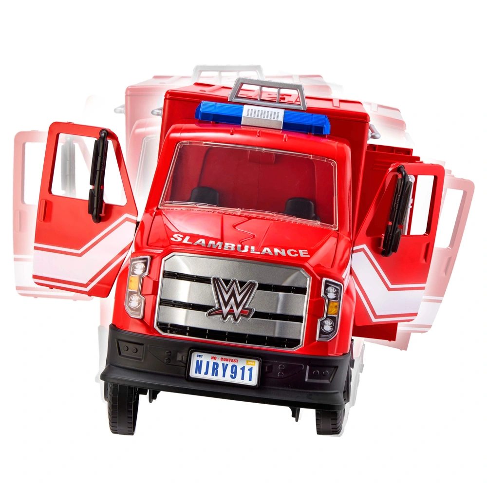 WWE Wrekkin' Slambulance – Wrestling-Action-Fahrzeug – Bild 3