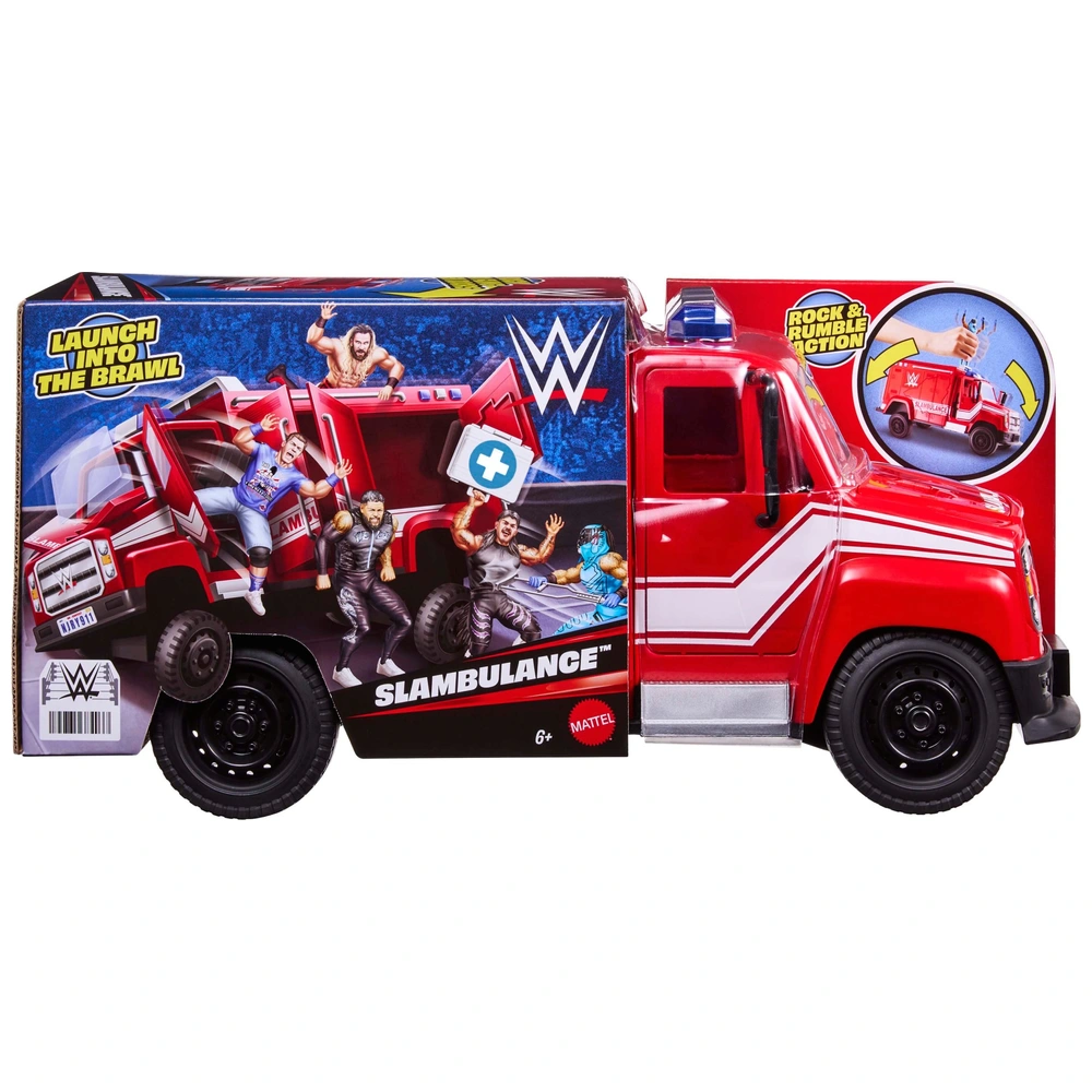 WWE Wrekkin' Slambulance – Wrestling-Action-Fahrzeug – Bild 2