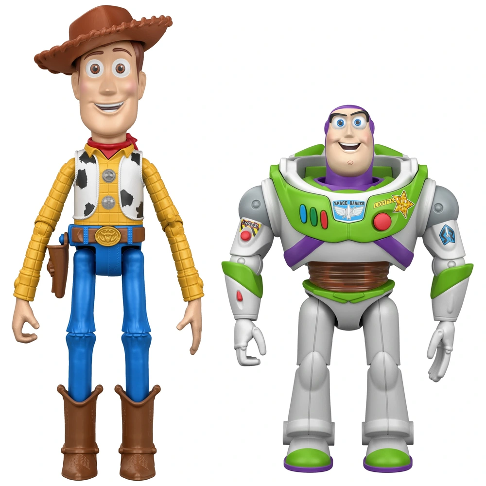 Disney Pixar Toy Story 5 – Interaktive Woody & Buzz Figuren-Set (2er Set mit Sound)