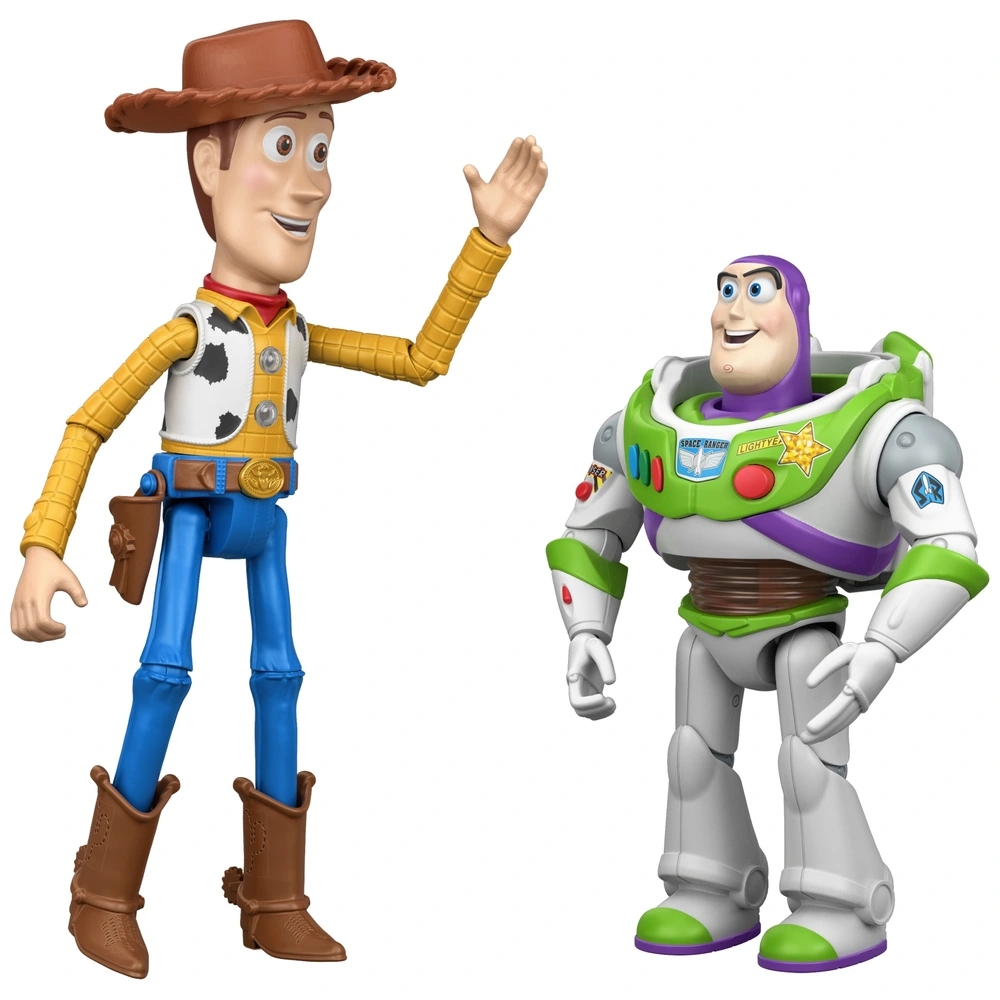 Disney Pixar Toy Story 5 – Interaktive Woody & Buzz Figuren-Set (2er Set mit Sound) – Bild 5