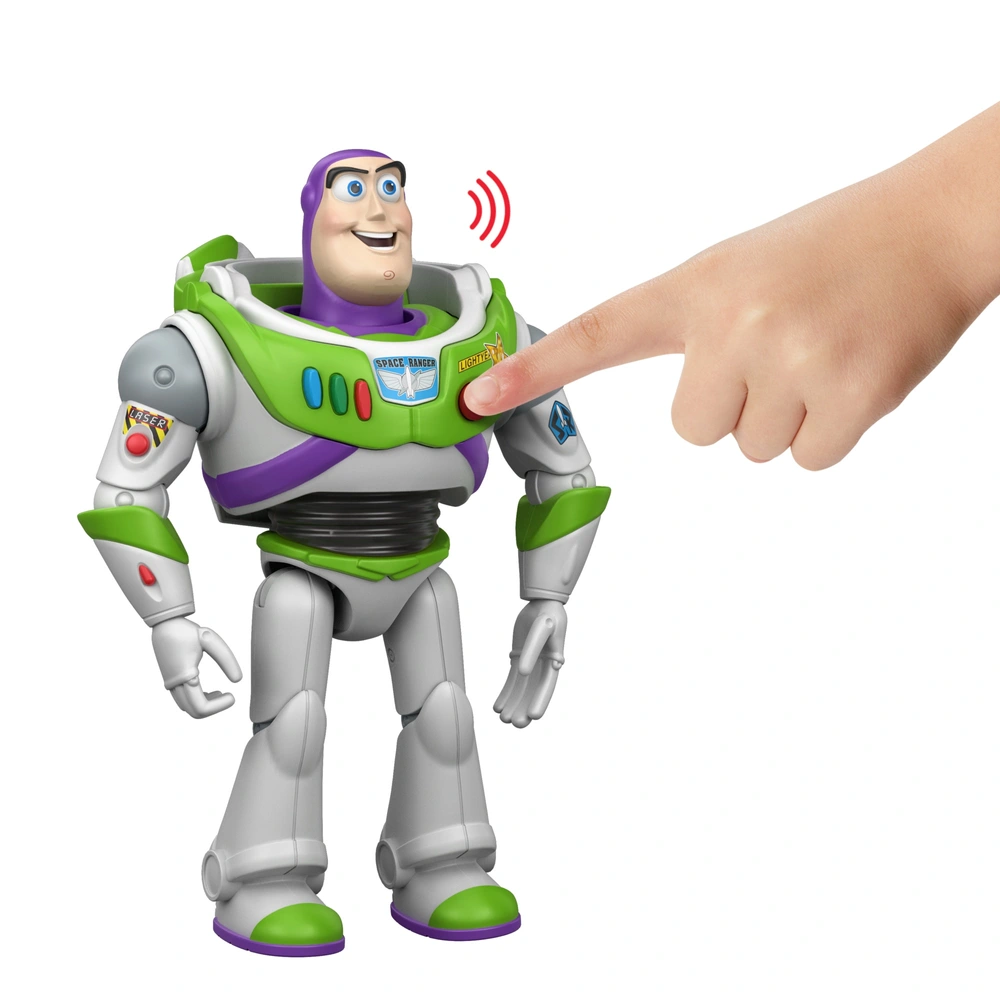 Disney Pixar Toy Story 5 – Interaktive Woody & Buzz Figuren-Set (2er Set mit Sound) – Bild 4