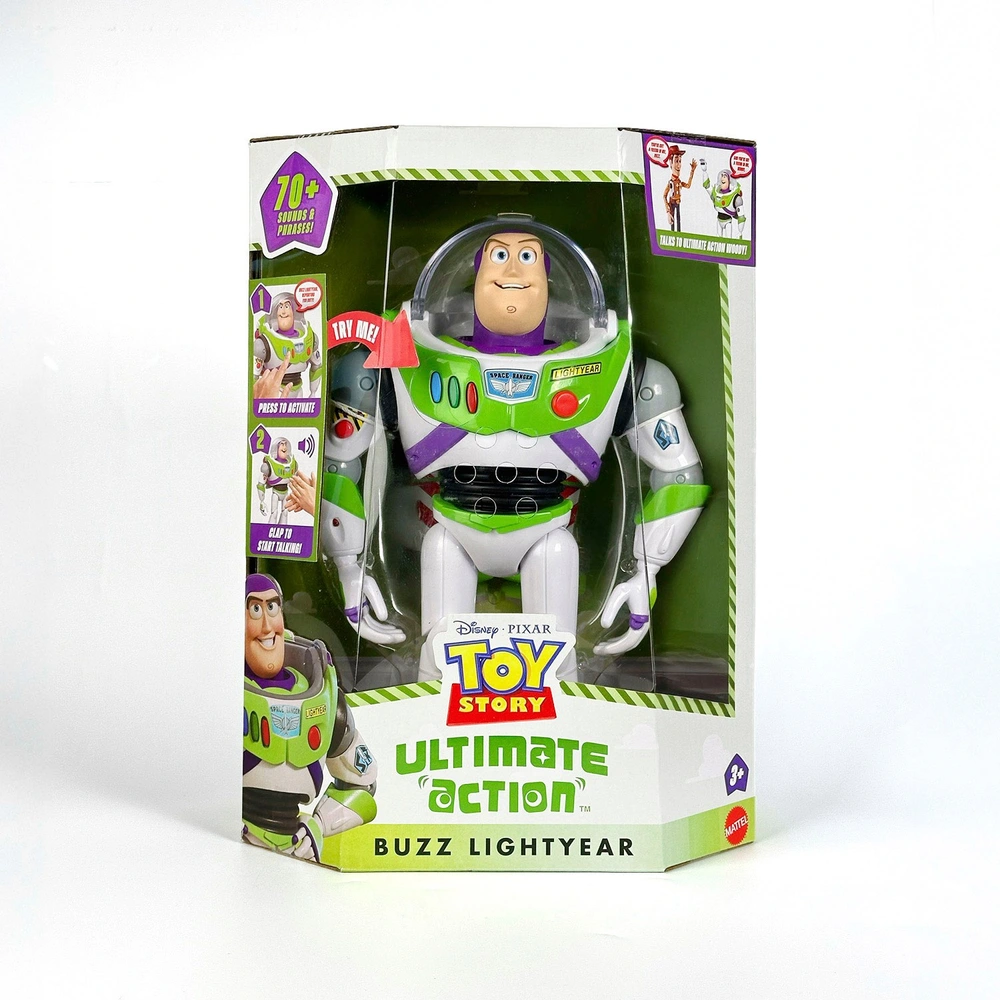 Disney Pixar Toy Story Ultimate Action – Interaktive Buzz-Lightyear-Figur (40,5 cm) – Bild 2