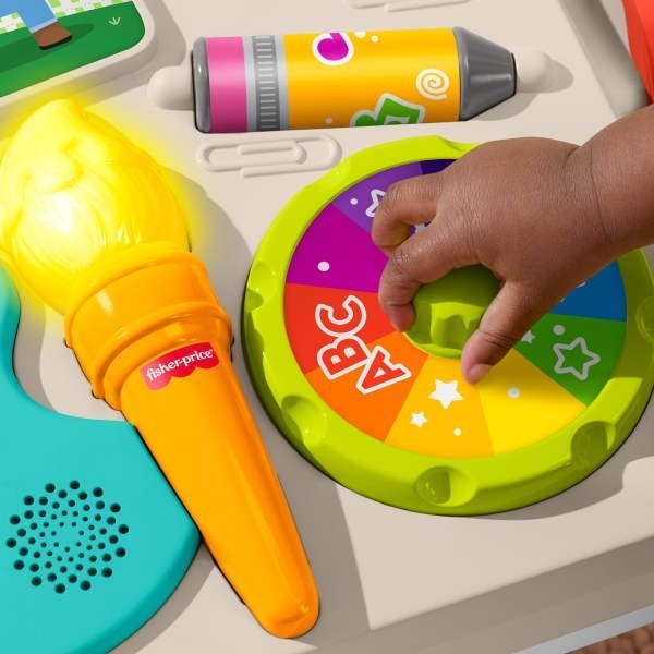 Fisher-Price 4-in-1 Spiel- und Maltisch mit Licht & Sound – Bild 6