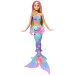 BARBIE Flower Magic Meerjungfrauen-Puppe JDM72