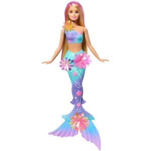 BARBIE Flower Magic Meerjungfrauen-Puppe JDM72