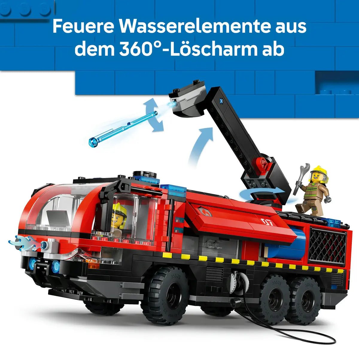 LEGO City Flughafenlöschfahrzeug 60499 – Bild 5