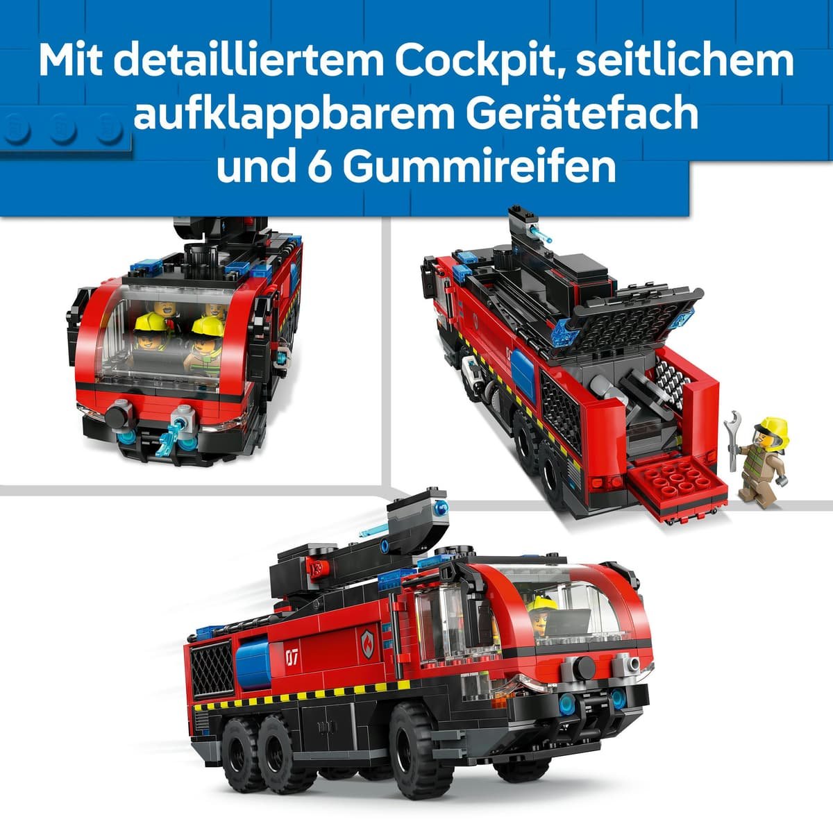 LEGO City Flughafenlöschfahrzeug 60499 – Bild 3
