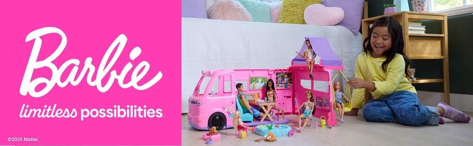 Barbie Super Abenteuer Camper – Wohnmobil mit Zubehör – Bild 2