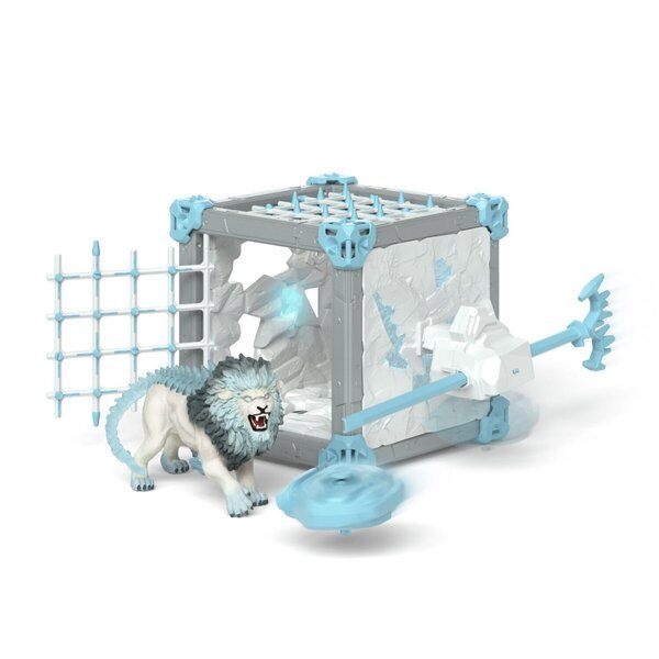 SCHLEICH Eldrador BattleCave Eis-Löwe Spielset 1010665