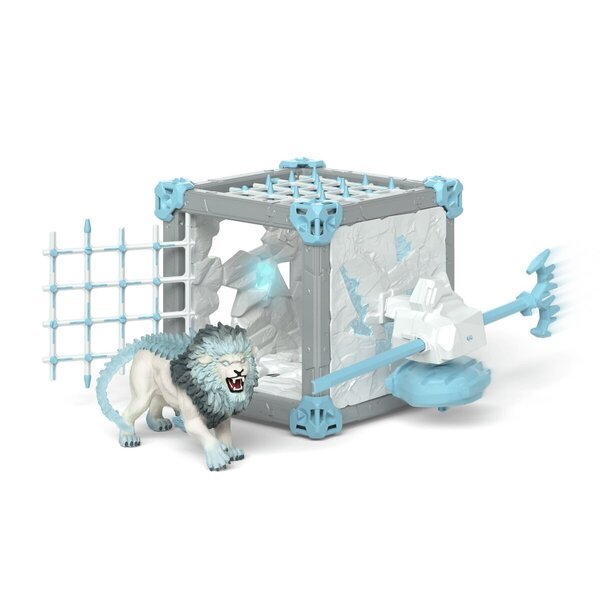 SCHLEICH Eldrador BattleCave Eis-Löwe Spielset 1010665 – Bild 2