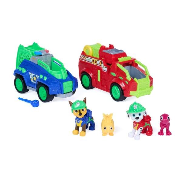 SPIN MASTER PAW Patrol Dino Rescue Doppelpack Spielfahrzeuge – Bild 2