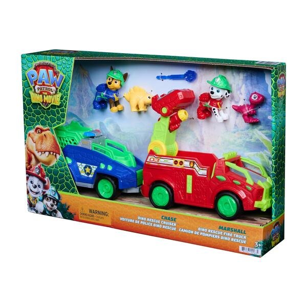 SPIN MASTER PAW Patrol Dino Rescue Doppelpack Spielfahrzeuge – Bild 3