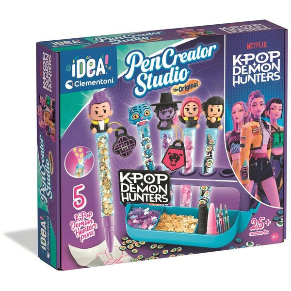 CLEMENTONI KPop Demon Hunters Stifte-Werkstatt Bastelset 1034678