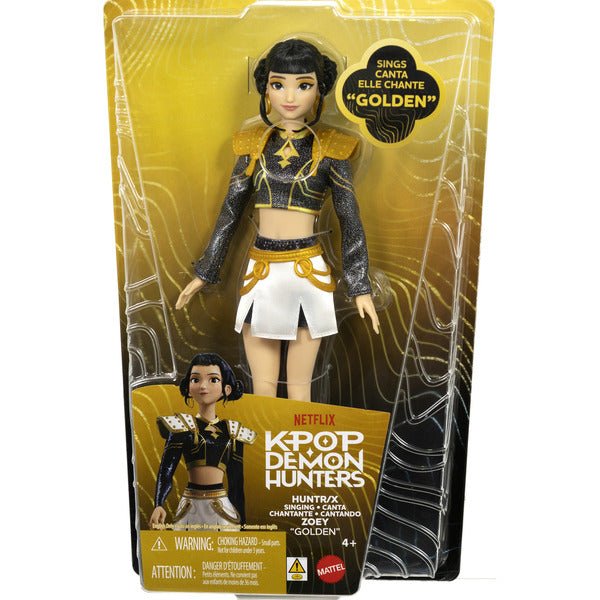 MATTEL KPop Demon Hunters Zoey Singende Puppe 28 cm – Bild 4