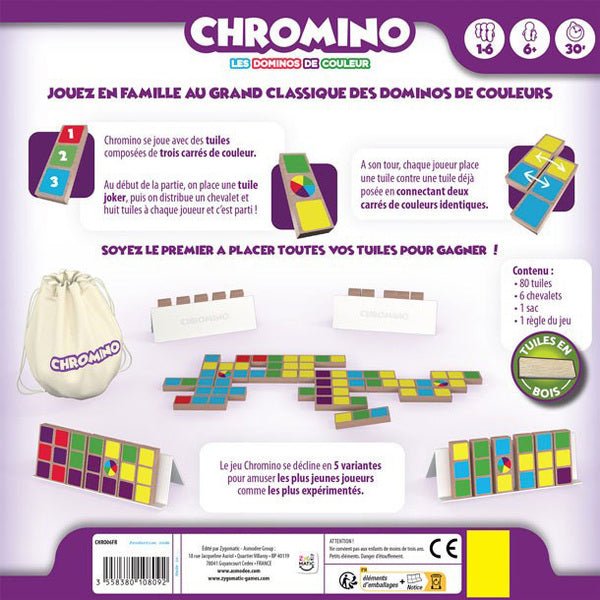 ASMODÉE Chromino Deluxe Strategiespiel 225216 – Bild 3