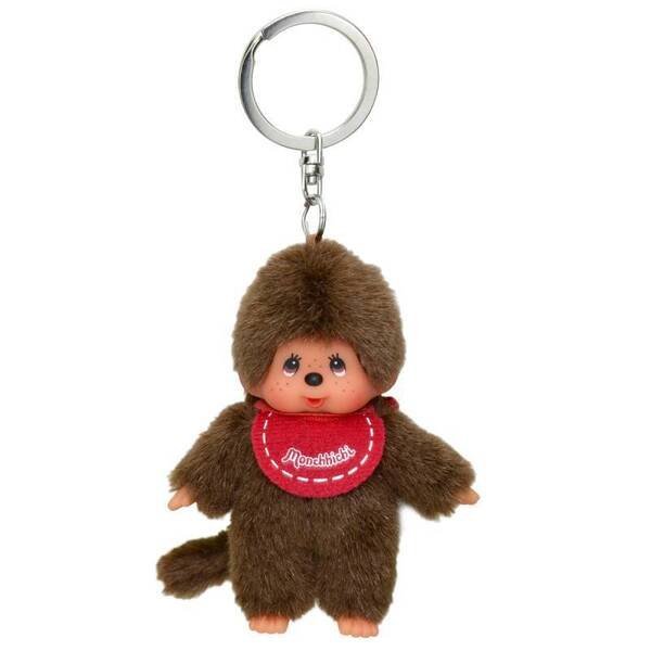 BANDAI Plüschtier Schlüsselanhänger Monchhichi Sakura – Bild 3