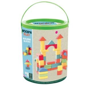 WOOD N PLAY Bausteine Holzbausteine 100-teilig