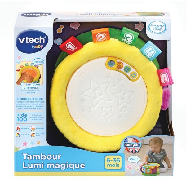 VTECH Musikspielzeug Tambour Lumi Magique – Bild 2