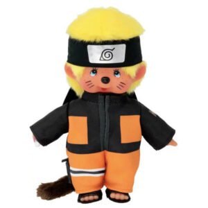 BANDAI Monchhichi Naruto Shippuden Plüschtier 20 cm