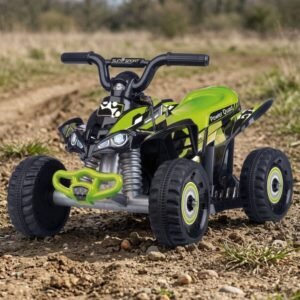 SUN AND SPORT Elektro-Quad Schwarz und Grün 7,4V