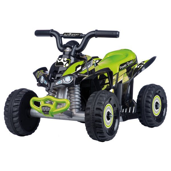 SUN AND SPORT Elektro-Quad Schwarz und Grün 7,4V – Bild 2