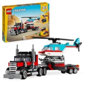 LEGO Creator Tieflader mit Hubschrauber 31146