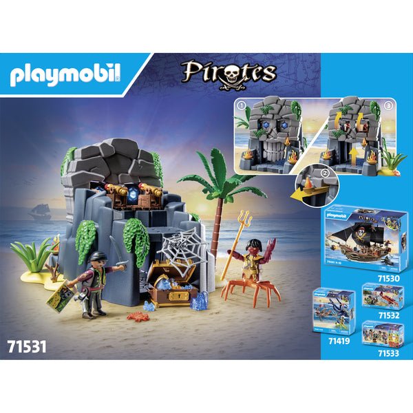 PLAYMOBIL Pirates Schatzinsel mit Seemonster 71531 – Bild 4