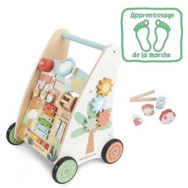 WOOD N PLAY Lauflernwagen Woodandplay Holz