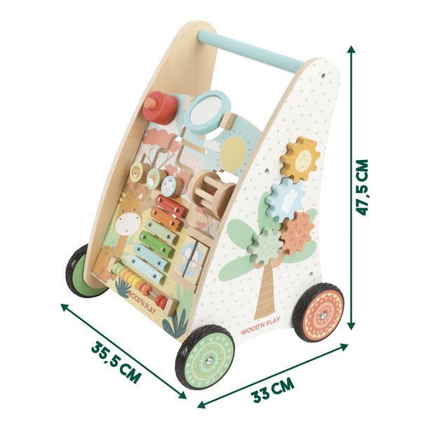 WOOD N PLAY Lauflernwagen Woodandplay Holz – Bild 5