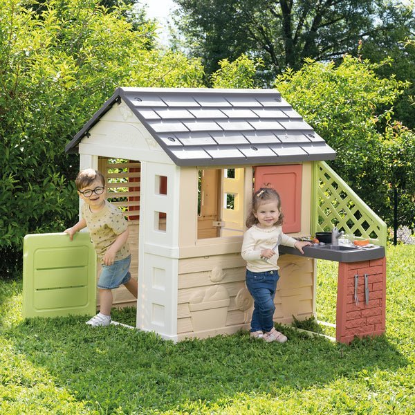 SMOBY Spielhaus Nature mit Sommerküche – Bild 2
